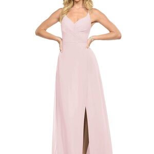 Azazie Davis Dress Blushing Pink